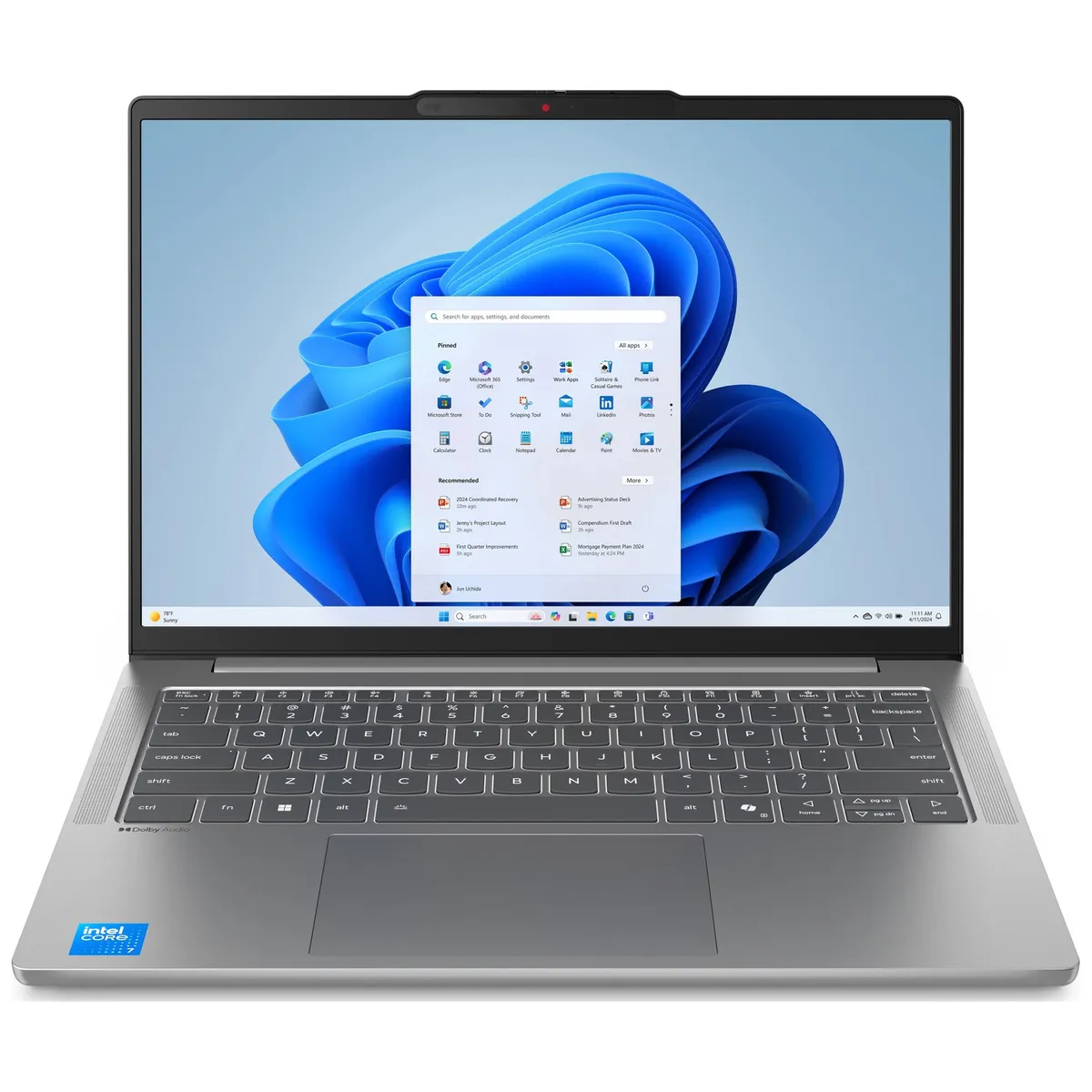 Ноутбук Lenovo IdeaPad Slim 5 14IRH10 (83J00071RA) Luna Grey - мініатюра 9