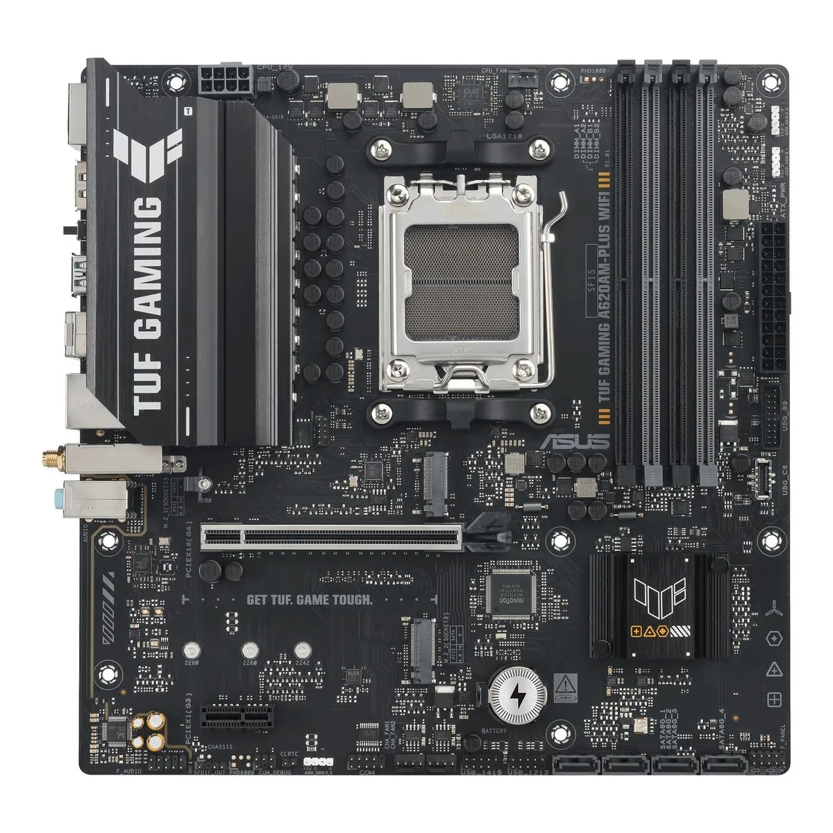 Материнська плата Asus TUF Gaming A620AM-Plus WiFi Socket AM5 - мініатюра 2