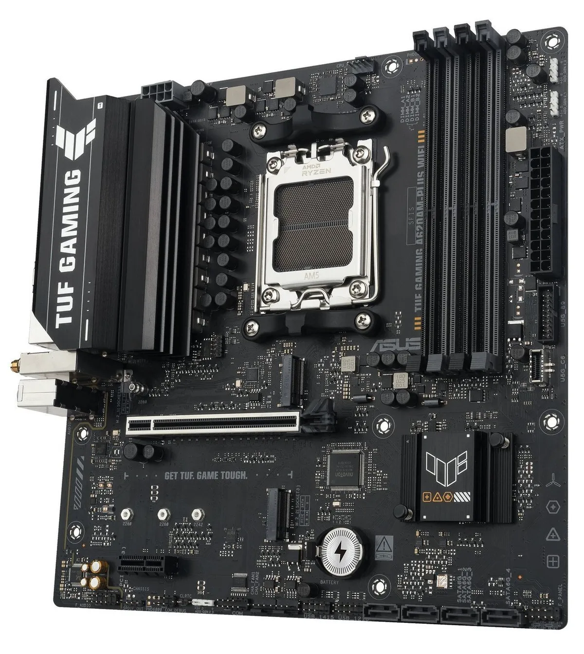 Материнська плата Asus TUF Gaming A620AM-Plus WiFi Socket AM5 - мініатюра 4
