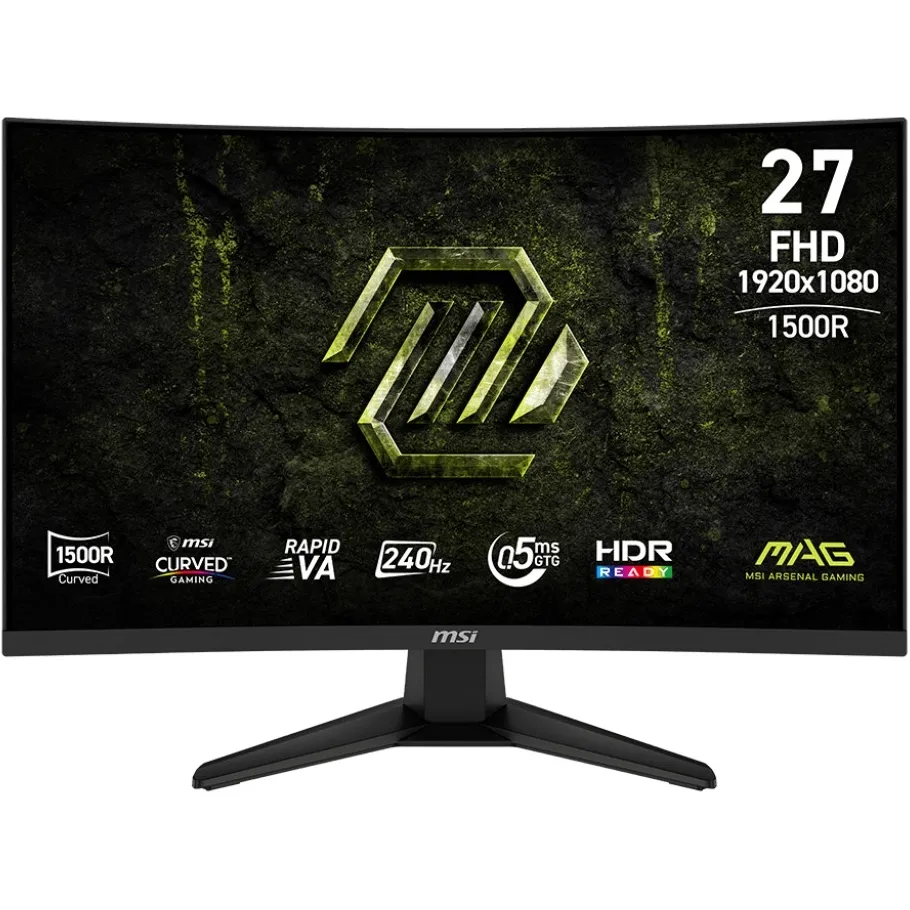 Монітор MSI 27" MAG 275CF X24 VA Black 240Hz Curved - зображення 1