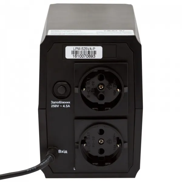 Джерело безперебійного живлення LogicPower LPM-525VA-P - мініатюра 2