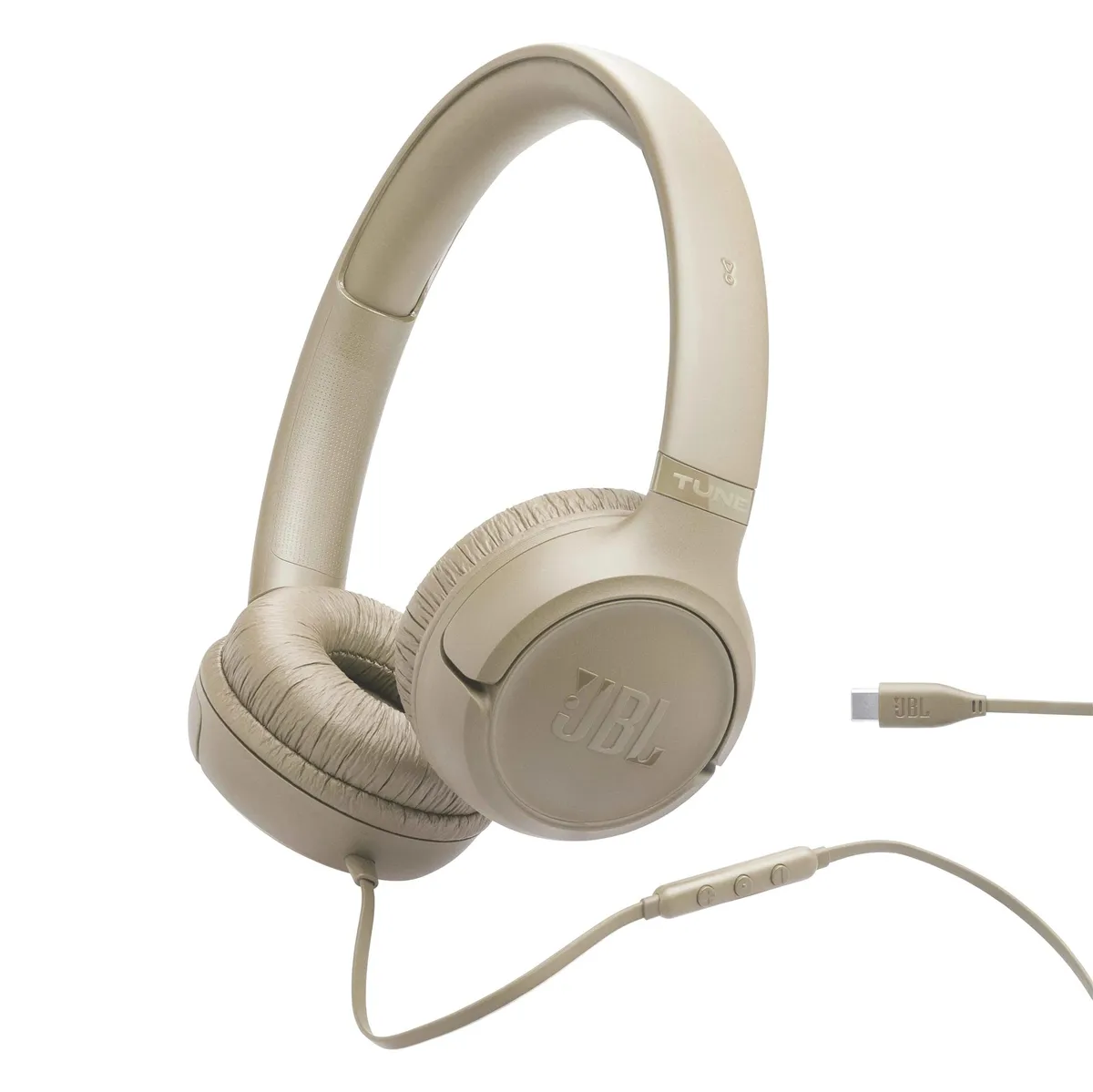 Гарнiтура JBL Tune 530C Beige (JBLT530CBEG) - мініатюра 8