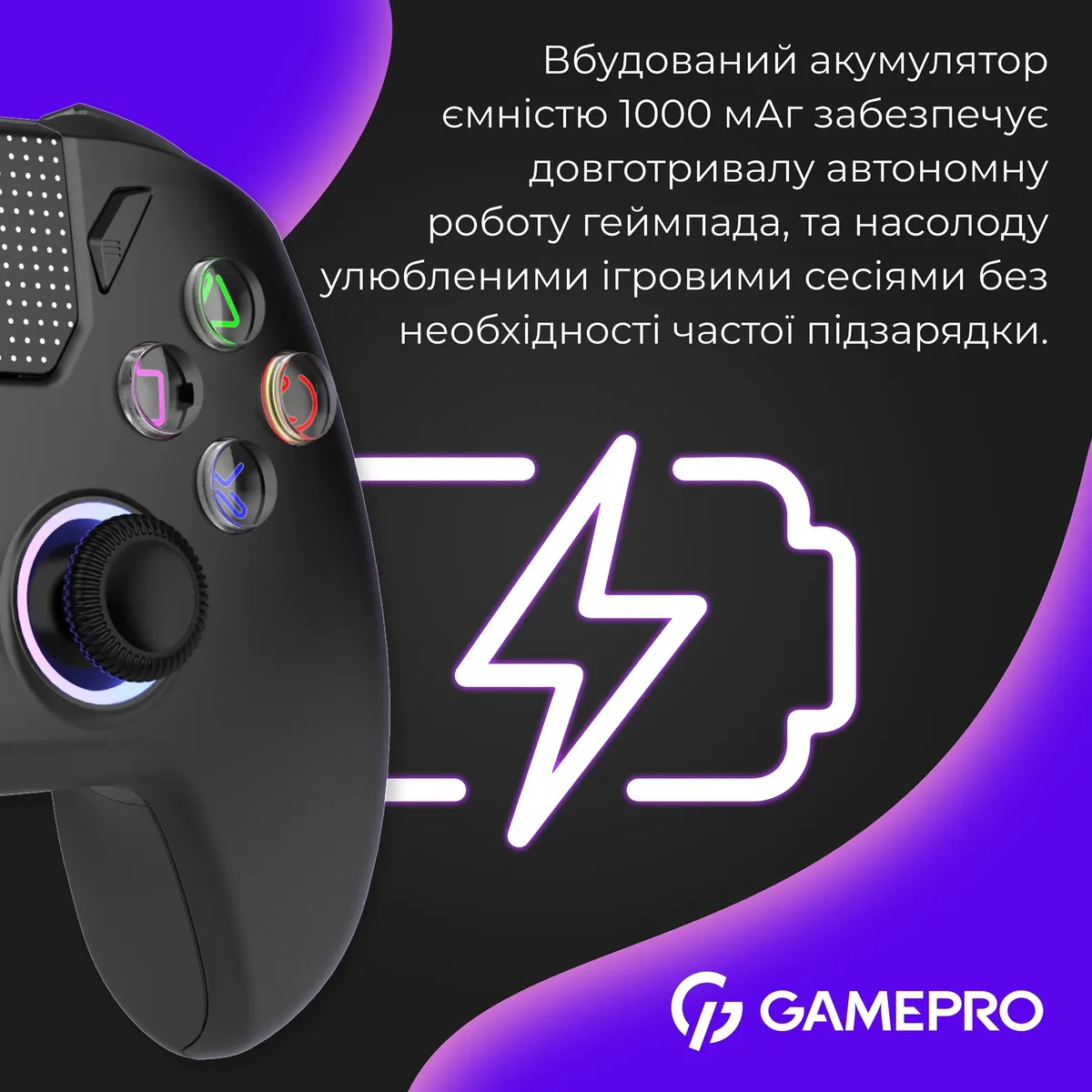 Геймпад GamePro GPS20B Black - мініатюра 16