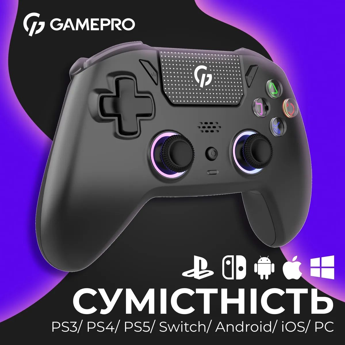 Геймпад GamePro GPS20B Black - мініатюра 5