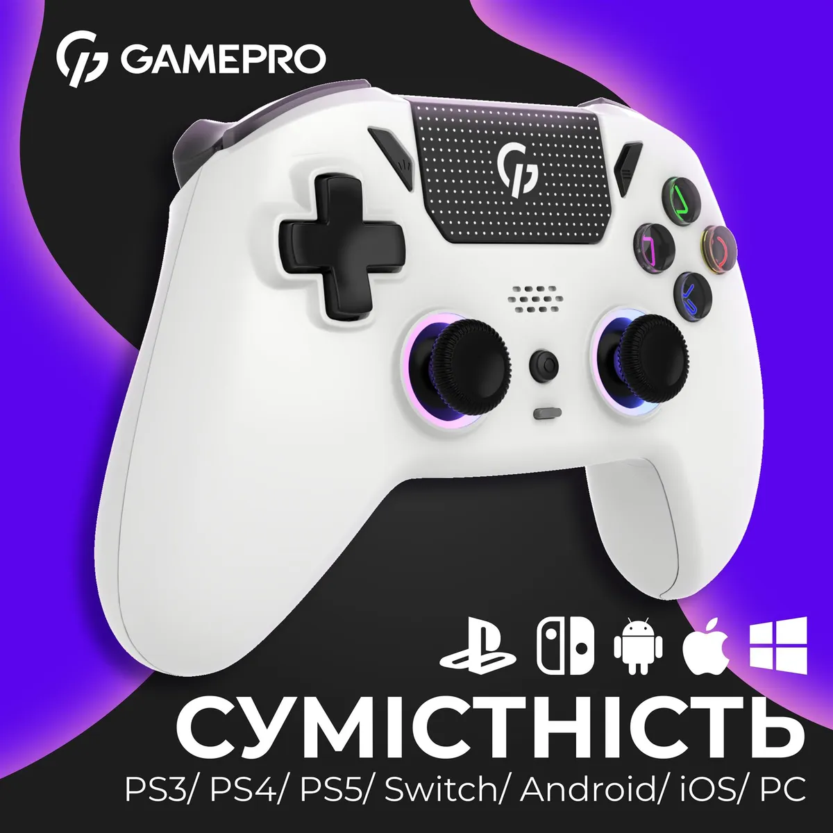 Геймпад GamePro GPS20W White - мініатюра 5