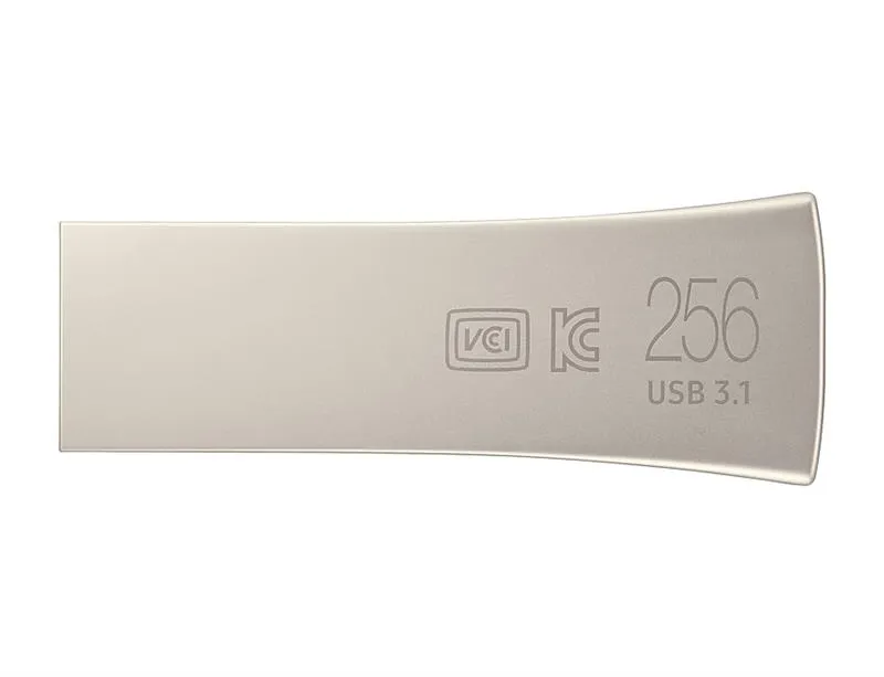 Флеш-накопичувач USB3.1 256GB Samsung Bar Plus Champagne Silver (MUF-256BE3/APC)