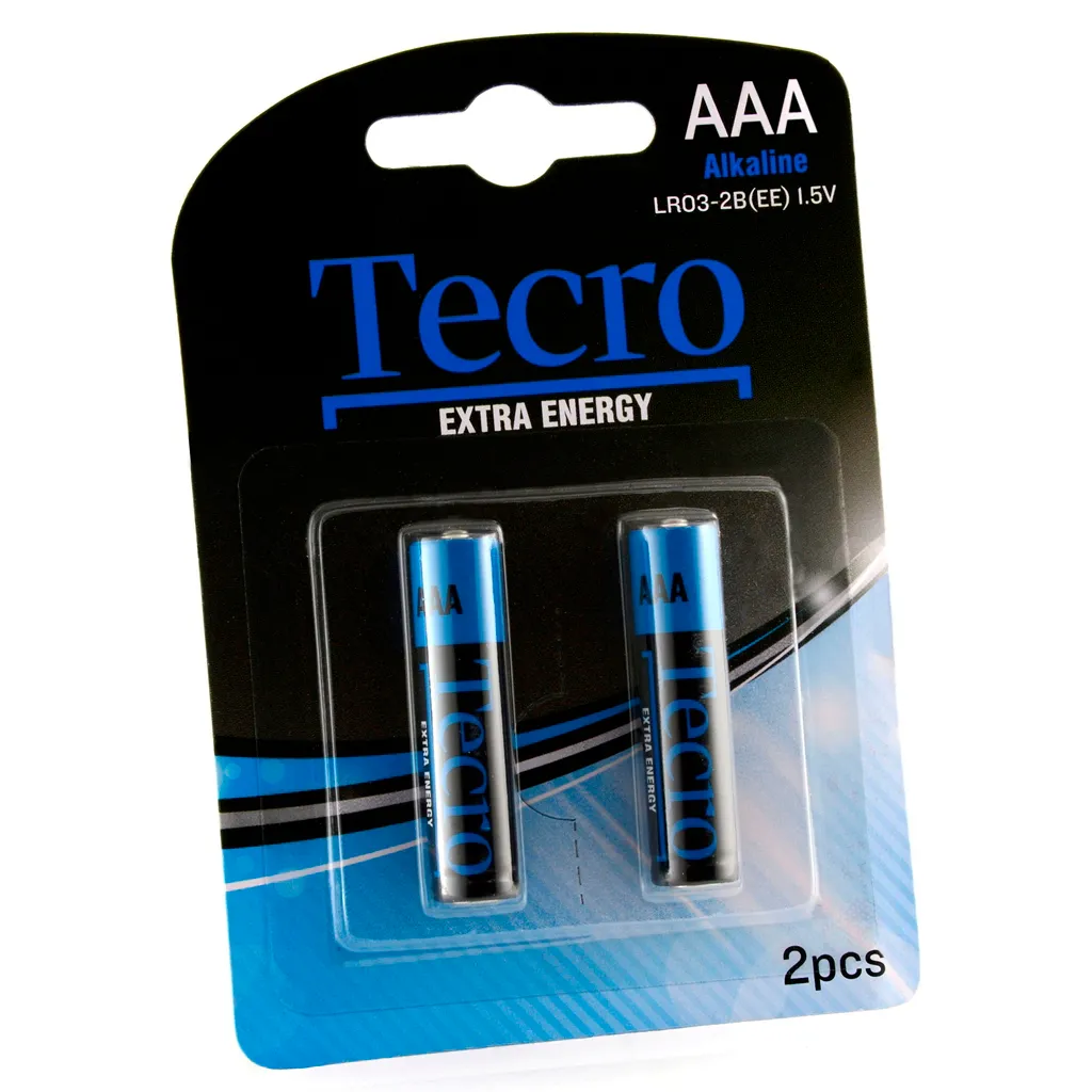 Батарейка Tecro Extra Energy Alkaline AAA/LR03 BL 2 шт