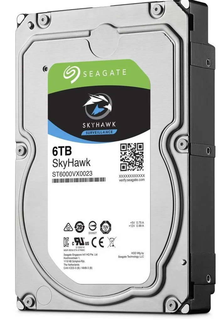 Накопичувач HDD SATA 6.0TB Seagate SkyHawk Surveillance 256MB (ST6000VX0003)_Refurbished - зображення 1