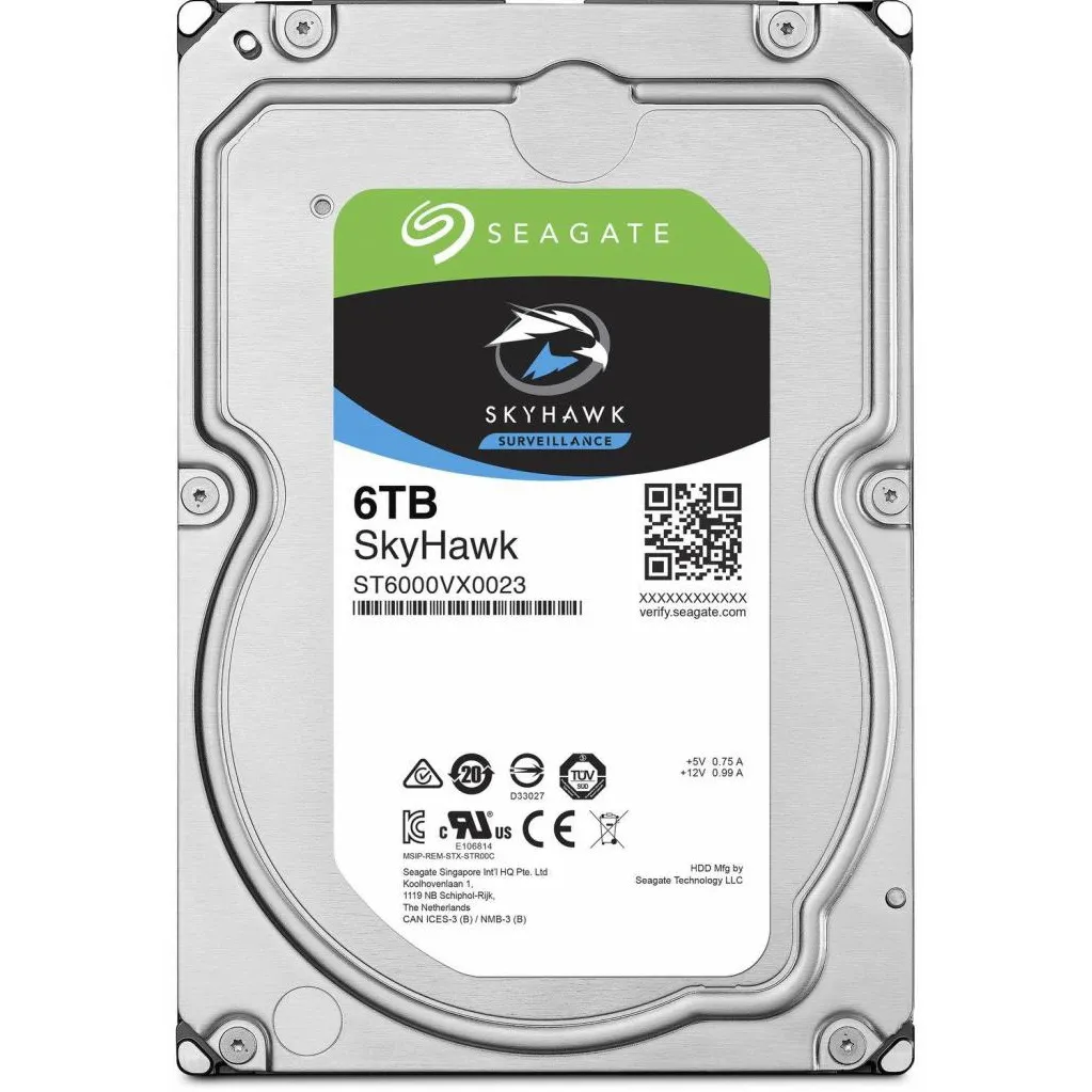 Накопичувач HDD SATA 6.0TB Seagate SkyHawk Surveillance 256MB (ST6000VX0003)_Refurbished - мініатюра 3
