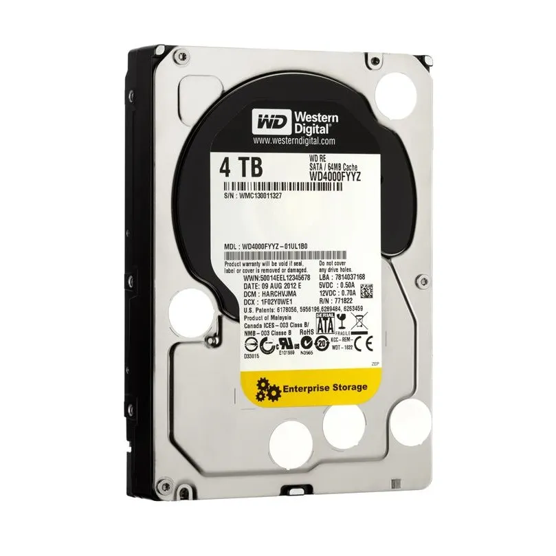 Накопичувач HDD 3.5" SATA 4.0TB WD 7200rpm 64MB (WD4000FYYX) - зображення 1