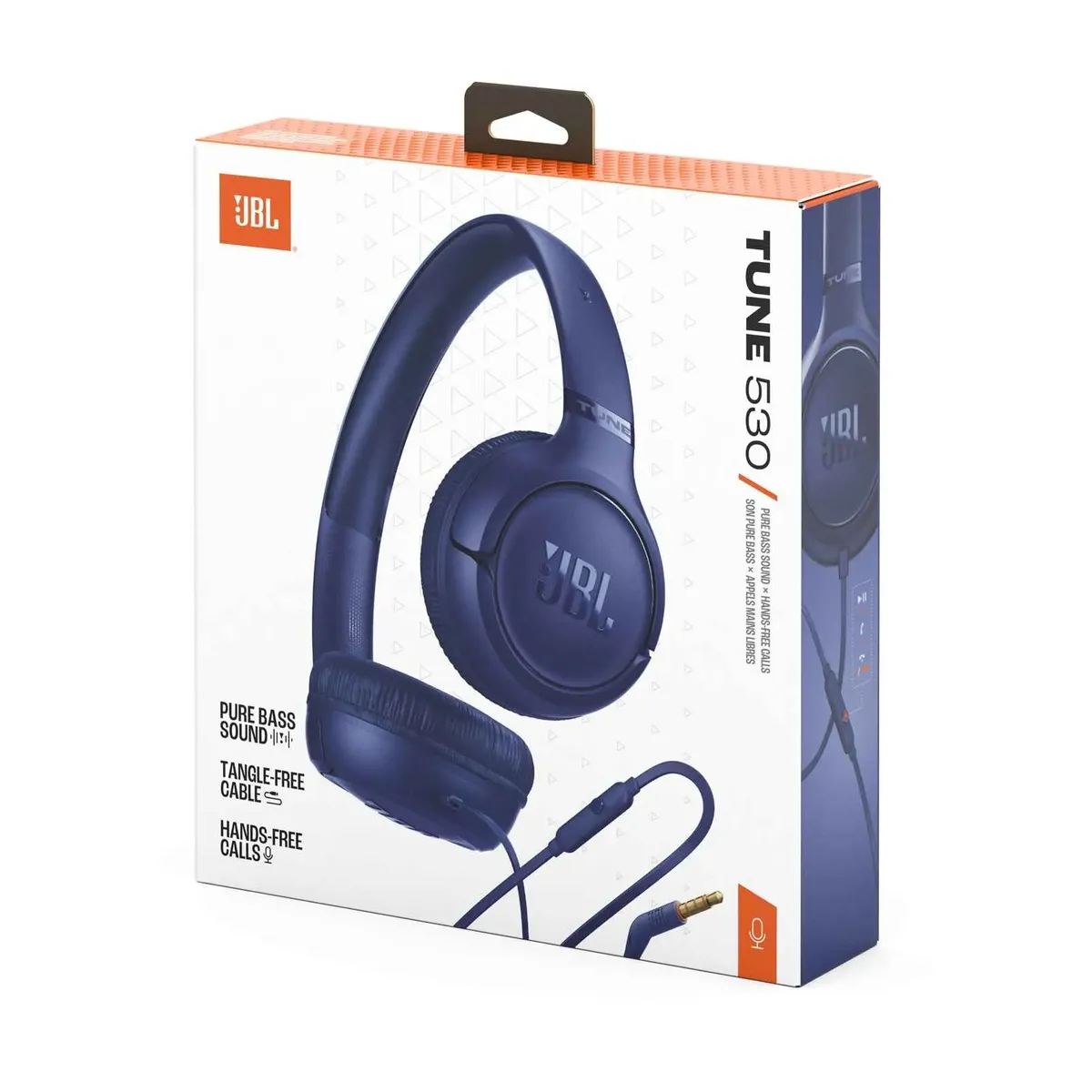 Гарнiтура JBL Tune 530 Blue (JBLT530BLU) - зображення 1