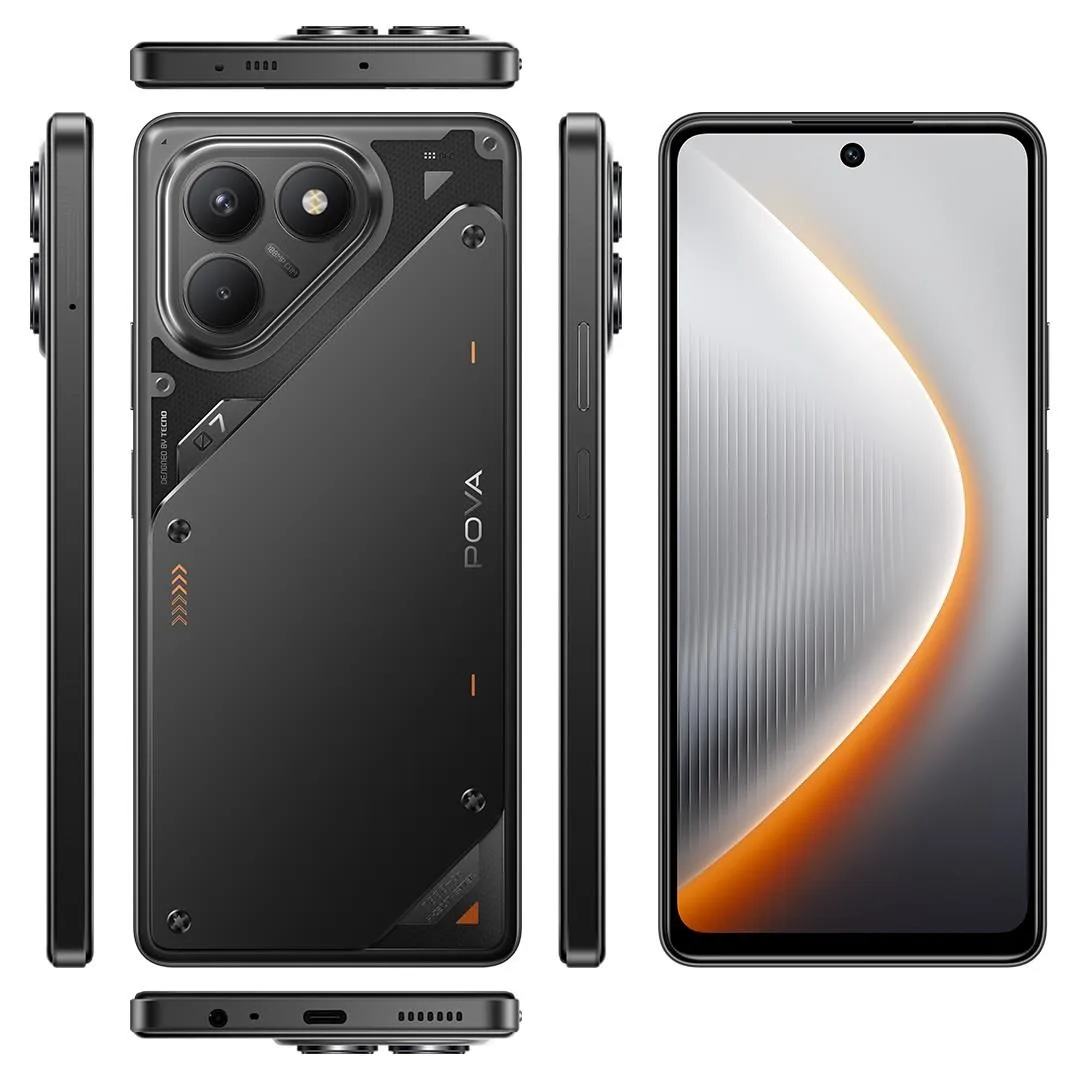 Смартфон Tecno Pova 7 Neo (LJ6) 8/256GB Geek Black (4894947086793) - мініатюра 2