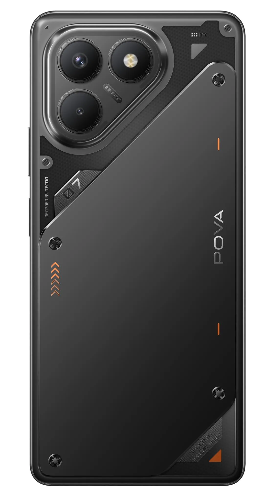 Смартфон Tecno Pova 7 Neo (LJ6) 8/256GB Geek Black (4894947086793) - мініатюра 4