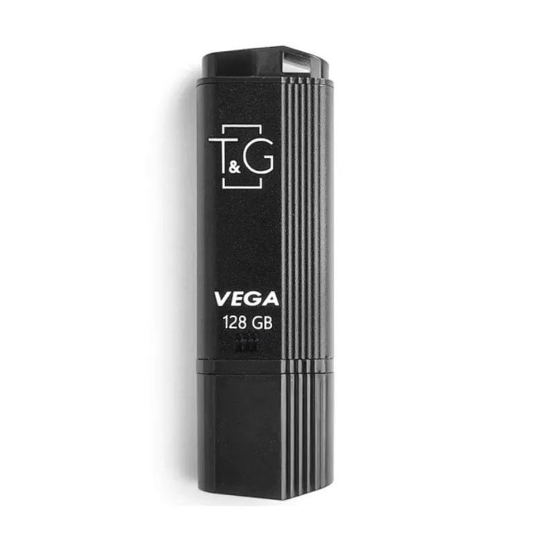 Флеш-накопичувач USB2.0 128GB T&G 121 Vega Series Black (TG121-128GB2BK) - зображення 1