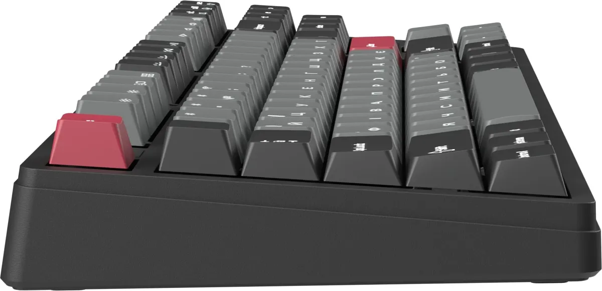Клавіатура бездротова GamePro Asgard Ragnar Keychron Super Red Switch Black (MK285BK) - мініатюра 3
