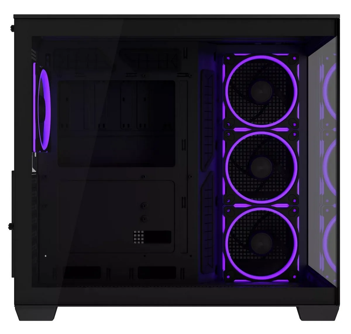 Корпус Asus A32 Plus Black Tempered Glass (90DC00S0-B19000) - мініатюра 3