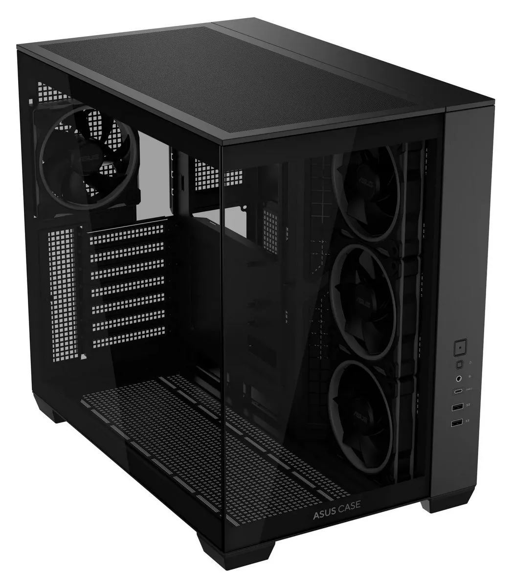 Корпус Asus A32 Plus Black Tempered Glass (90DC00S0-B19000) - мініатюра 5