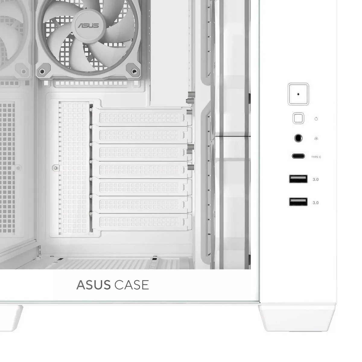 Корпус Asus A32 Plus White Tempered Glass (90DC00S3-B19000) - мініатюра 13