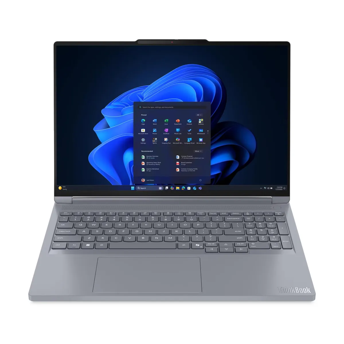 Ноутбук Lenovo ThinkBook 16p G6 ADR (21U0000KRA) Luna Grey - зображення 1
