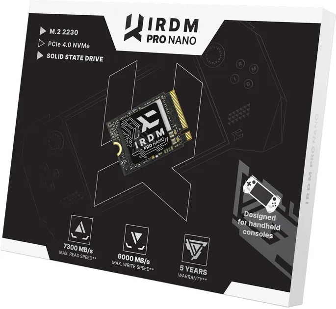 Накопичувач SSD 1TB Goodram IRDM Pro Nano M.2 2230 PCIe 4.0 x4 3D NAND (IRP-SSDPR-P44N-01T-30)_Bulk - мініатюра 5