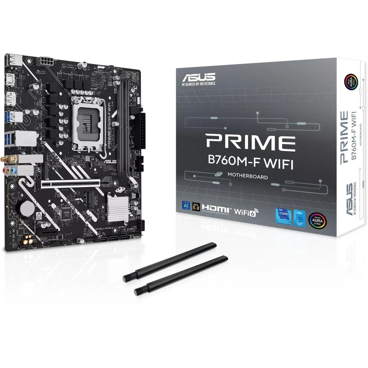 Материнська плата Asus Prime B760M-F WiFi Socket 1700 - зображення 1