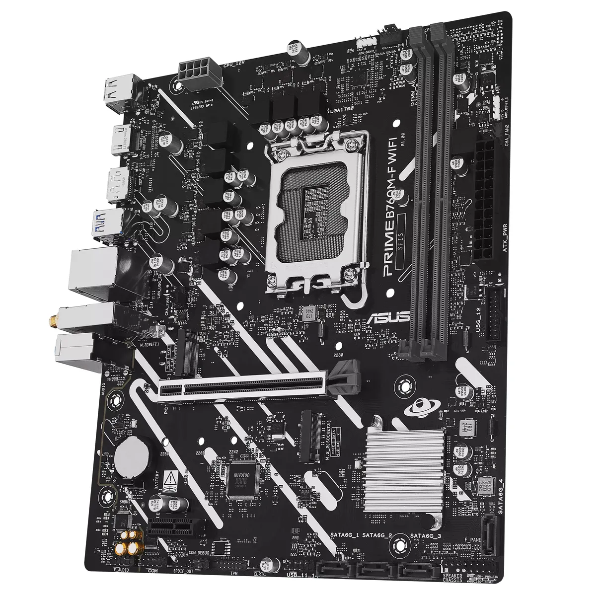 Материнська плата Asus Prime B760M-F WiFi Socket 1700 - мініатюра 6