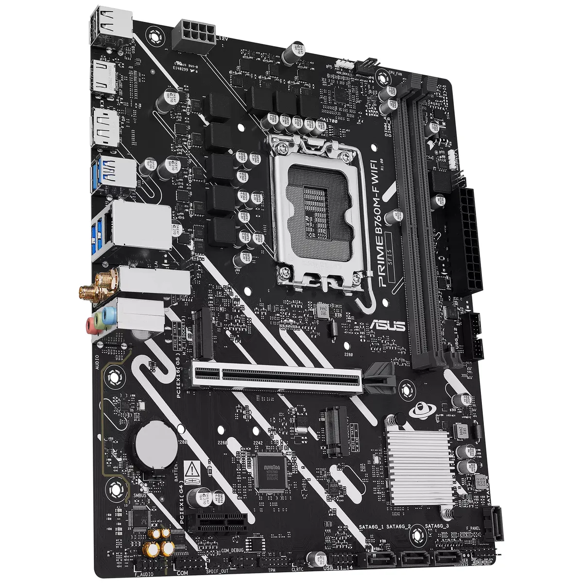 Материнська плата Asus Prime B760M-F WiFi Socket 1700 - мініатюра 7