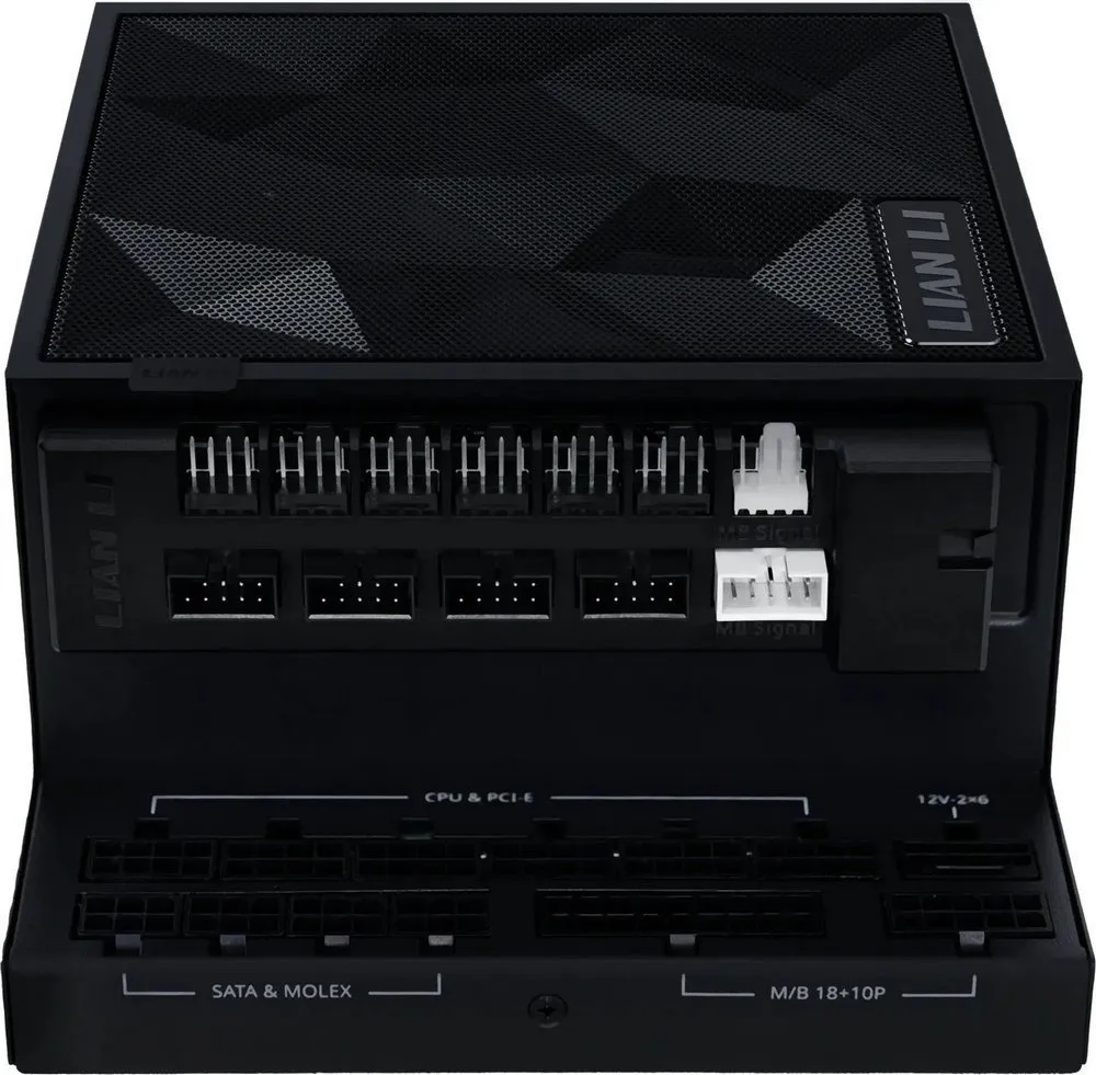 Блок живлення Lian Li Edge Gold 1000W Black with Hub, EU Cord (G9P.EG1000G.BH00.EU) - зображення 1