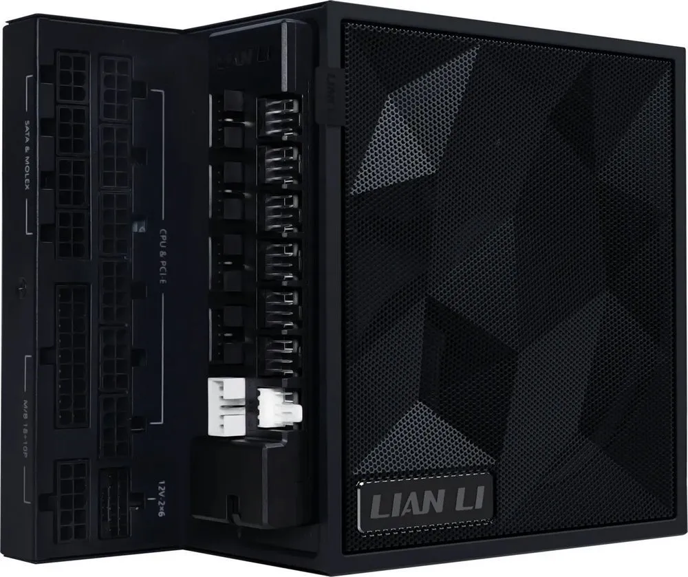 Блок живлення Lian Li Edge Gold 1000W Black with Hub, EU Cord (G9P.EG1000G.BH00.EU) - мініатюра 5