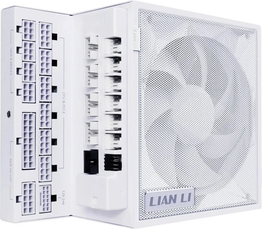 Блок живлення Lian Li Edge Gold 1000W White with Hub, EU Cord (G9P.EG1000G.WH00.EU) - мініатюра 5