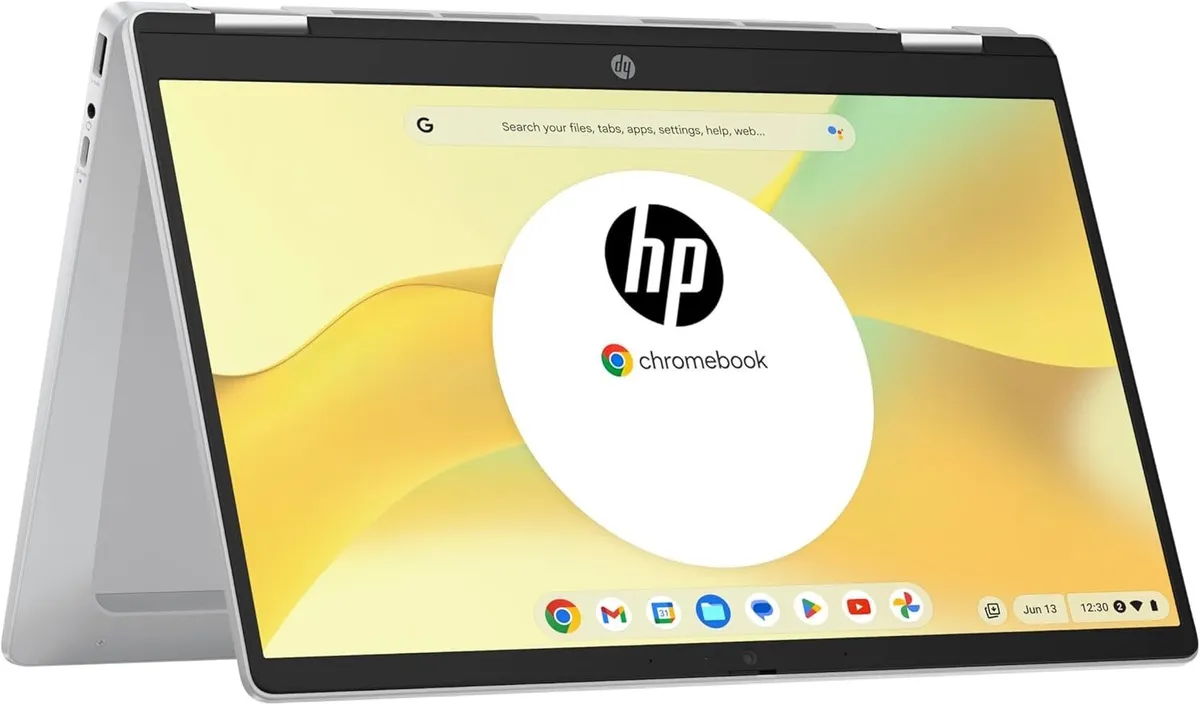 Ноутбук HP Chromebook x360 (198828598608) Silver - мініатюра 2