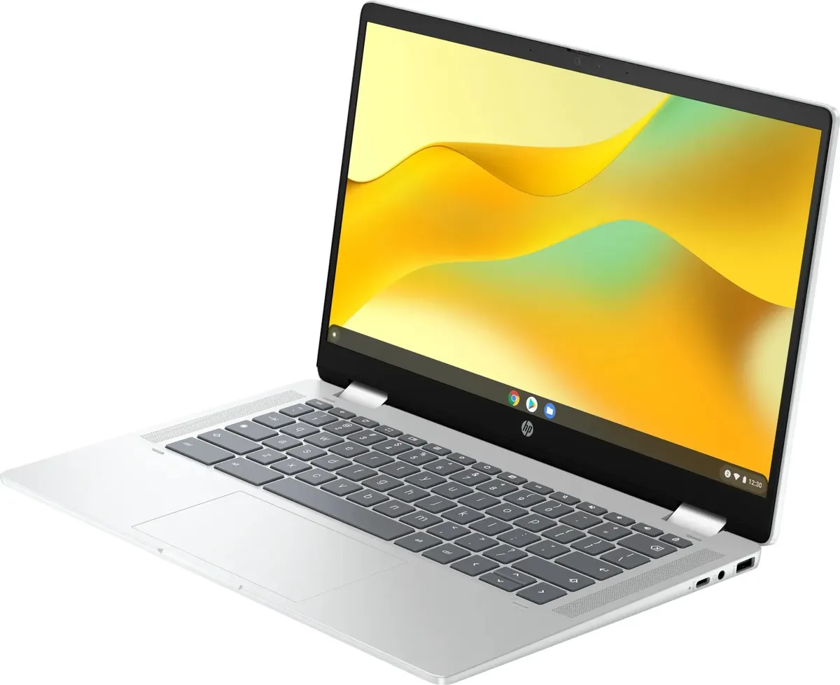 Ноутбук HP Chromebook x360 (198828598608) Silver - мініатюра 4
