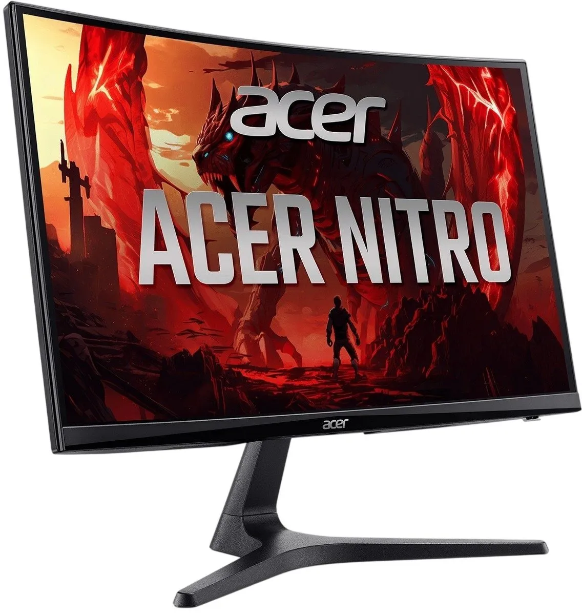 Монітор Acer 23.6" ED240QP0bi (UM.UE0EE.004) VA Black 144Hz Curved - мініатюра 2