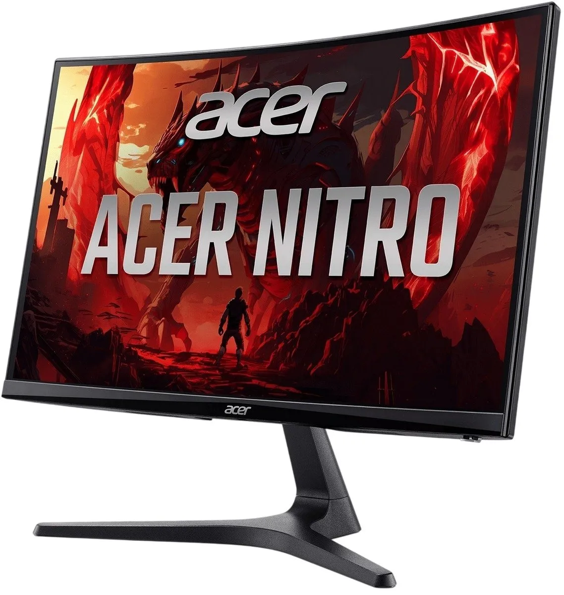Монітор Acer 23.6" ED240QP0bi (UM.UE0EE.004) VA Black 144Hz Curved - мініатюра 3