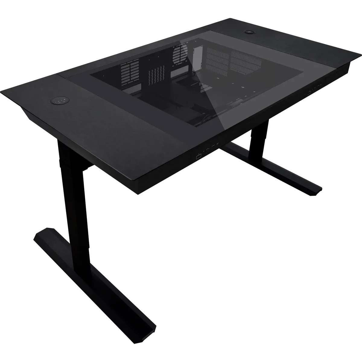 Геймерський стіл Lian Li DK07X Black Gaming desk (G99.DK07X.10EU) - зображення 1