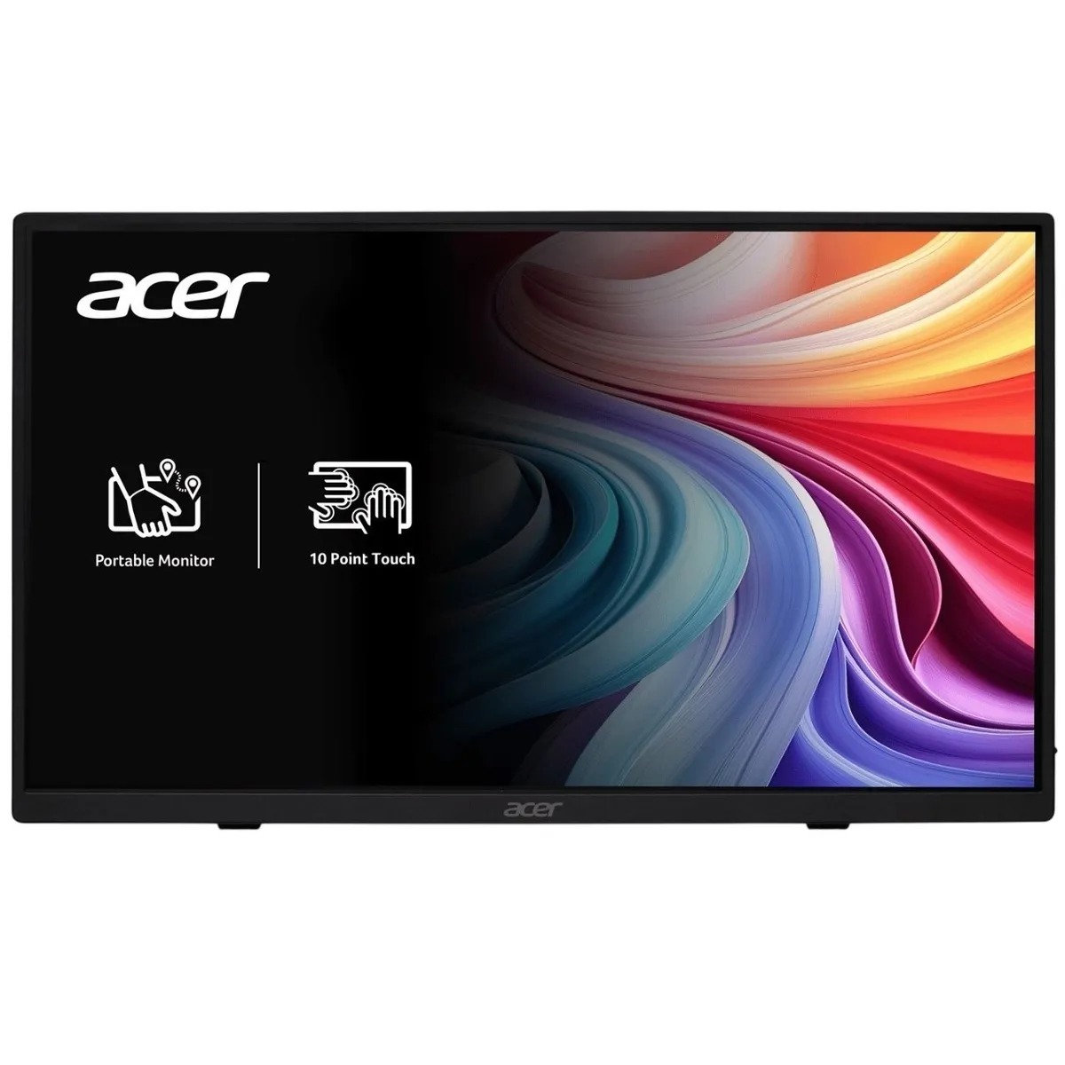 Монітор Acer 15.6" PM161QTbmiuuux (UM.ZP1EE.007) IPS Black 100Hz - зображення 1