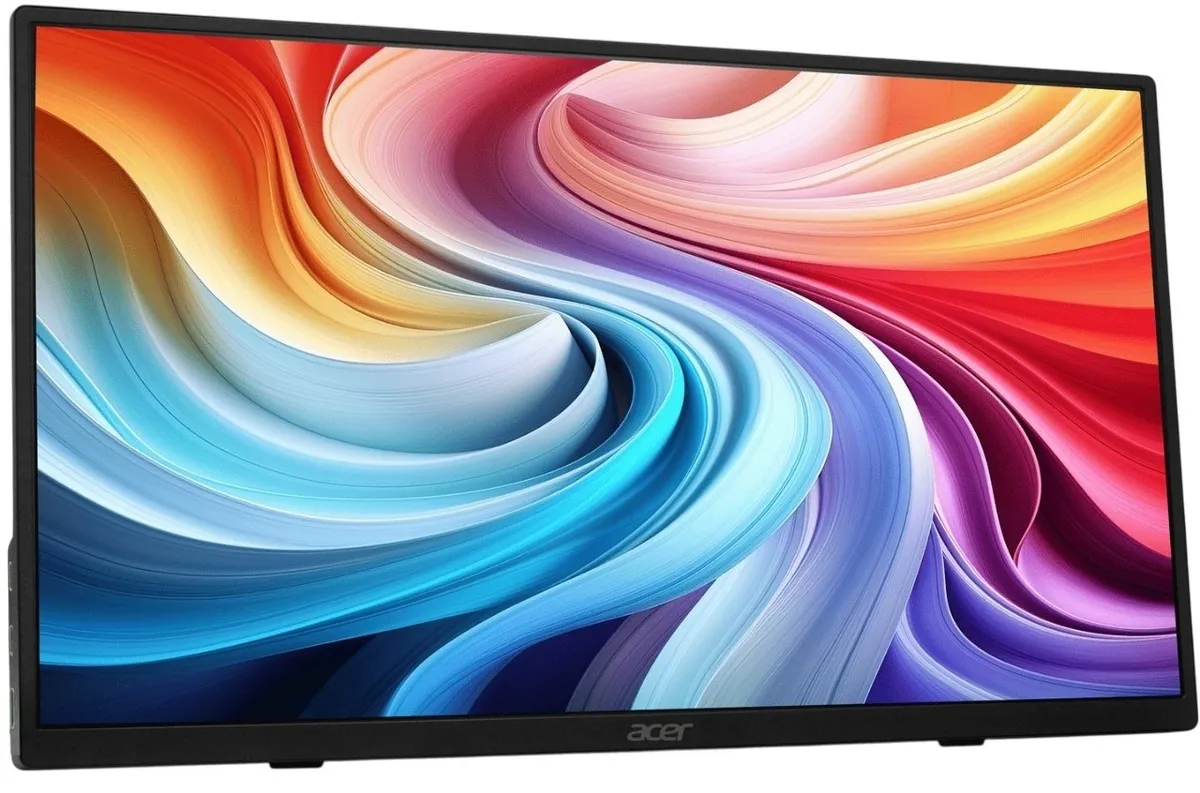 Монітор Acer 15.6" PM161QTbmiuuux (UM.ZP1EE.007) IPS Black 100Hz - мініатюра 2