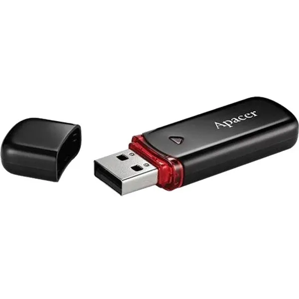 Флеш-накопичувач USB 64GB Apacer AH333 Black (AP64GAH333B-1) - мініатюра 4