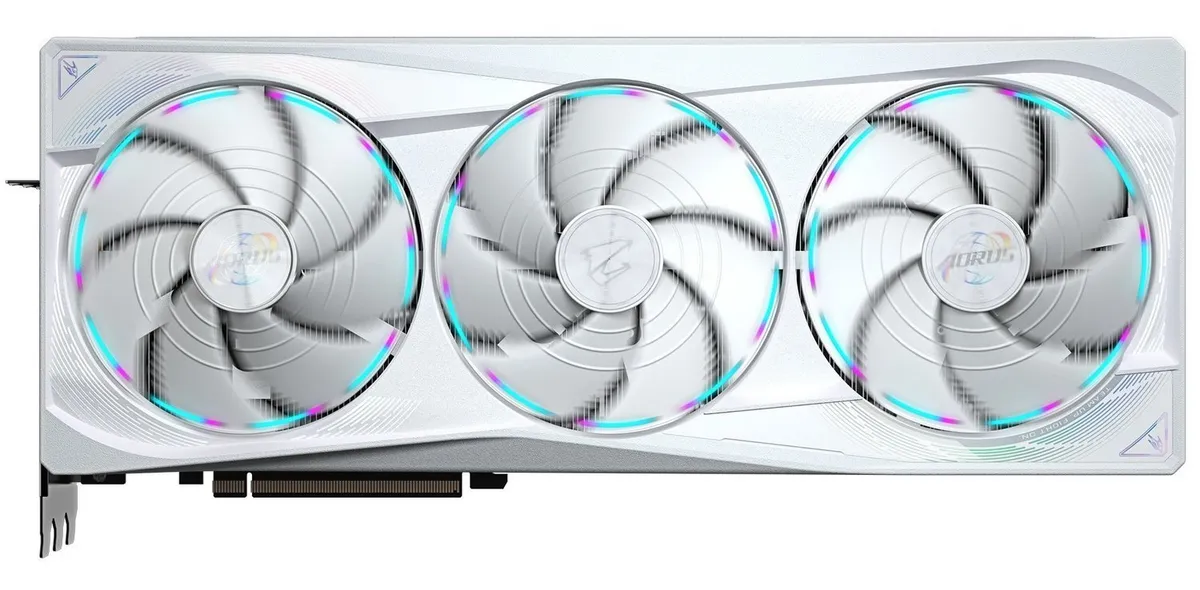 Відеокарта GF RTX 5090 32GB GDDR7 Aorus Stealth Ice Gigabyte (GV-N5090AORUSST ICE-32GD) - мініатюра 2