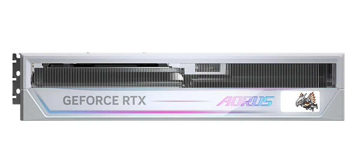 Відеокарта GF RTX 5090 32GB GDDR7 Aorus Stealth Ice Gigabyte (GV-N5090AORUSST ICE-32GD) - мініатюра 9