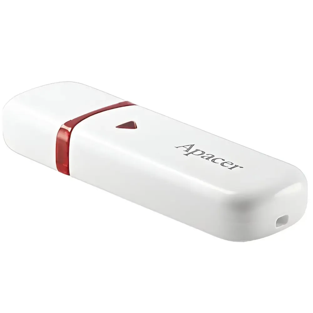 Флеш-накопичувач USB 64GB Apacer AH333 White (AP64GAH333W-1) - мініатюра 4