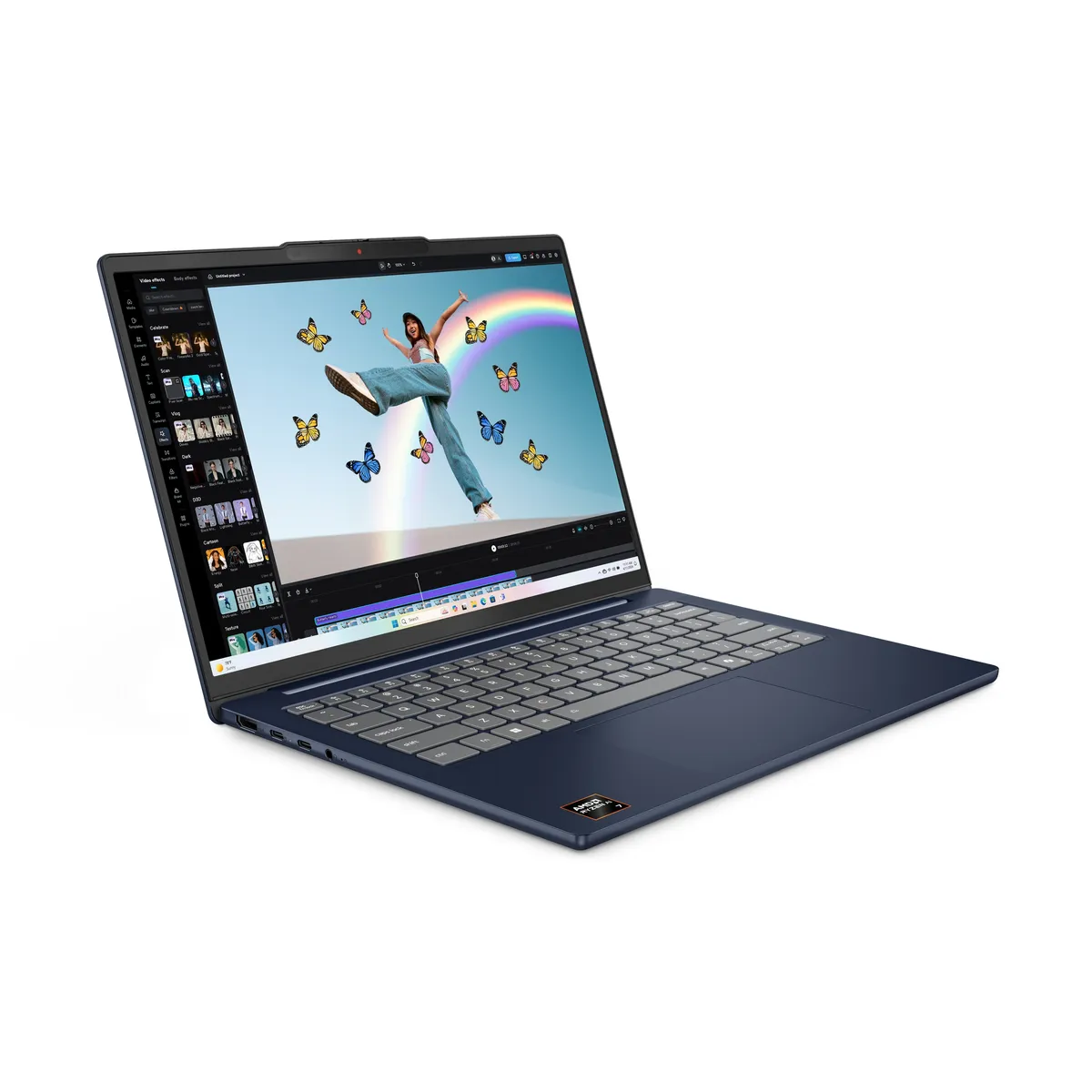 Ноутбук Lenovo IdeaPad Slim 5 14ARP10 (83HT003ERA) Cosmic Blue - мініатюра 3