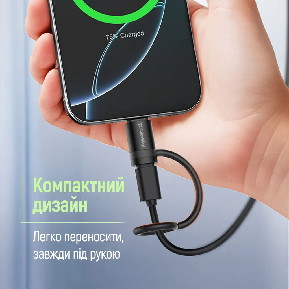 Адаптер ColorWay USB-C - Lightning (CW-AD-CL2) - мініатюра 11