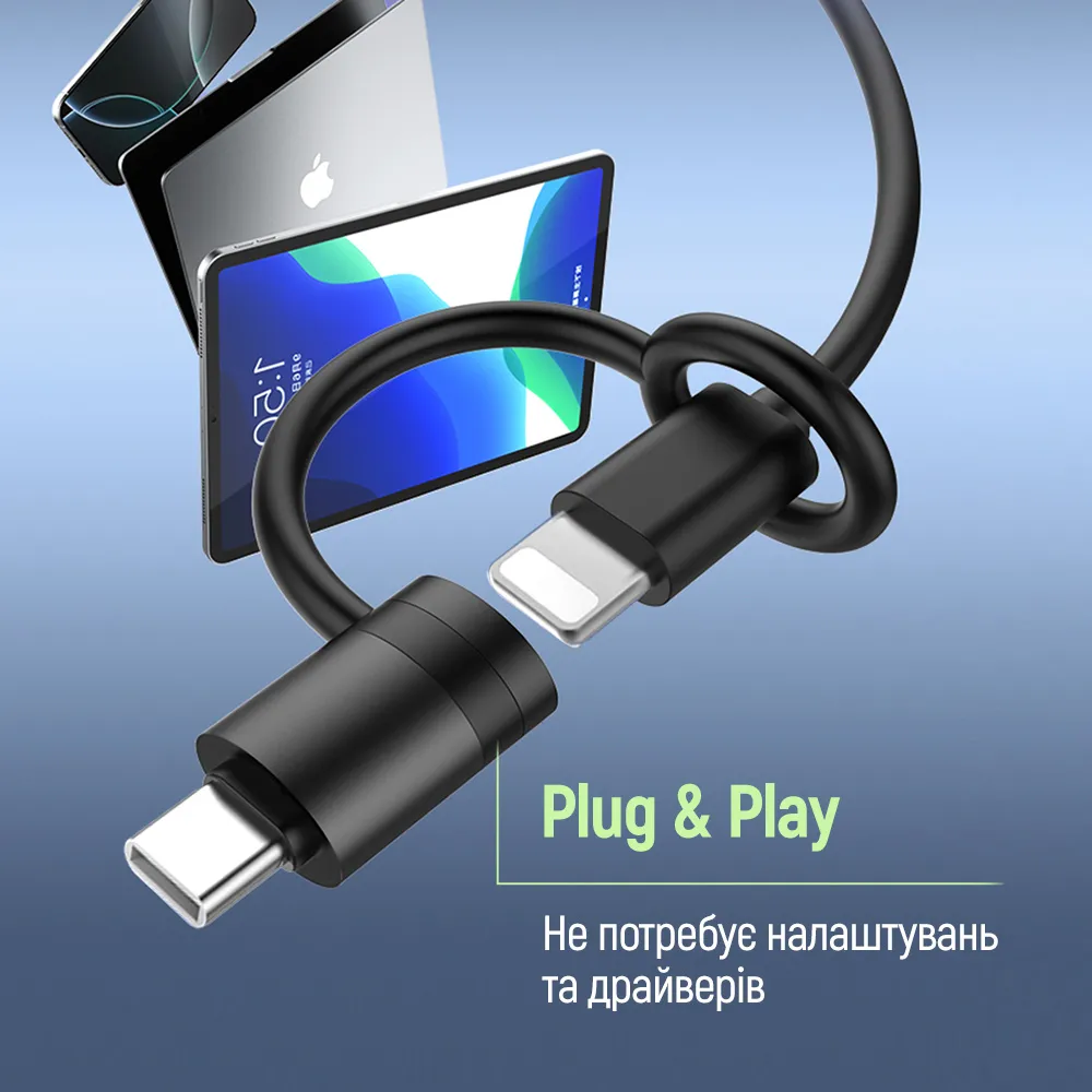 Адаптер ColorWay USB-C - Lightning (CW-AD-CL2) - мініатюра 9