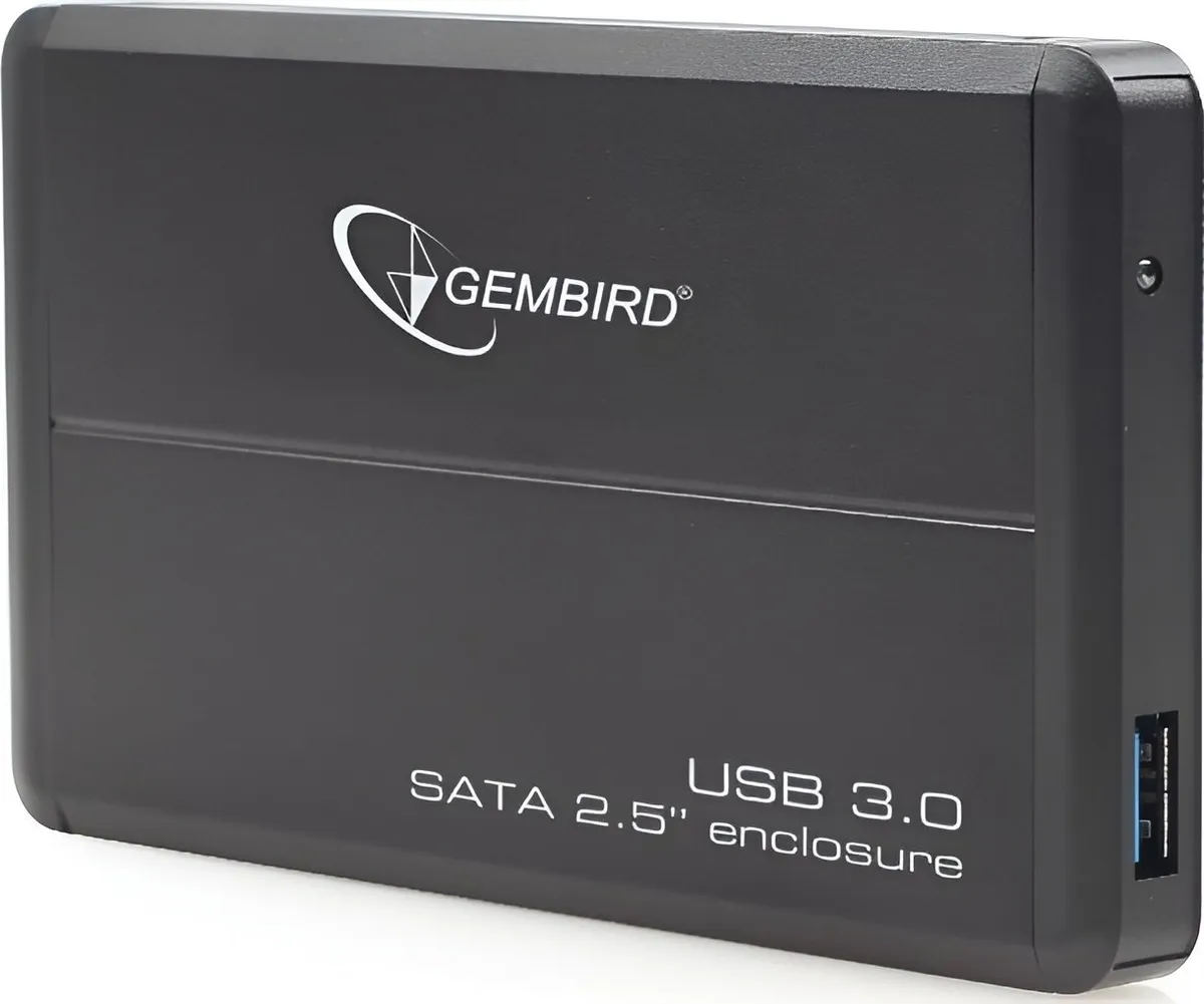 Зовнішня кишеня Gembird для підключення SATA HDD 2.5", USB 3.0, Black (EE2-U3S-2) - мініатюра 4