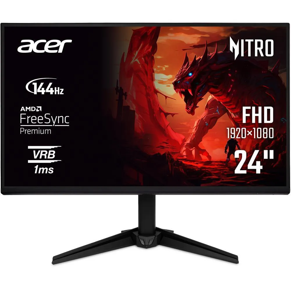 Монiтор Acer 23.8" Nitro QG241YP6bip (UM.QQ1EE.605) - зображення 1