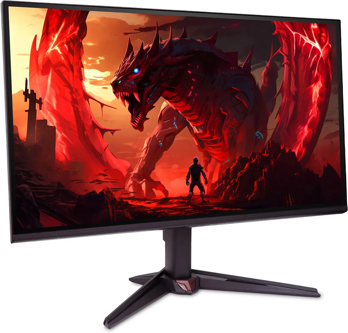 Монiтор Acer 23.8" Nitro VG240YP6bip (UM.QV0EE.609) IPS Black 144Hz - мініатюра 2