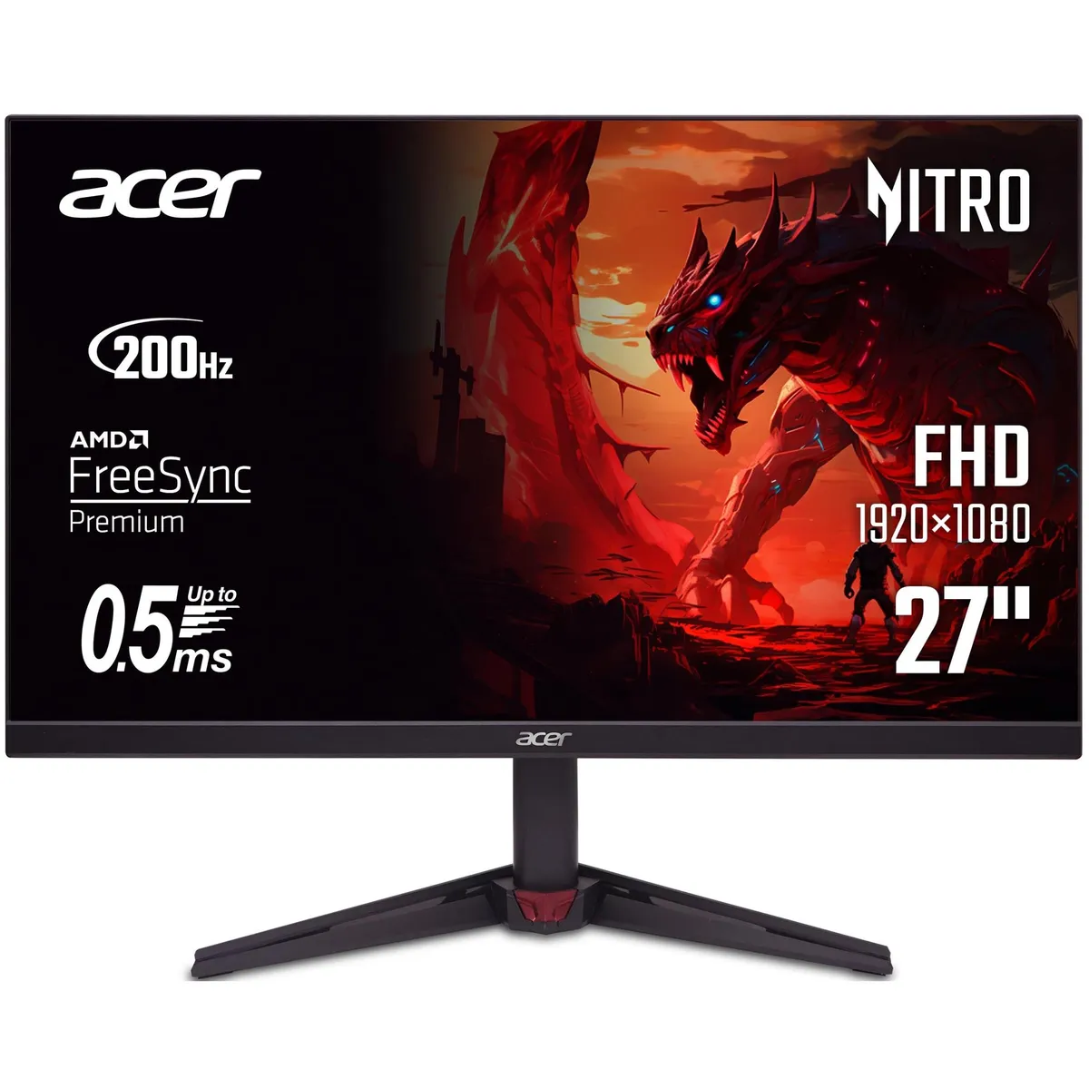 Монітор Acer 27" Nitro VG270X1bmiipx (UM.HV0EE.101) IPS Black 200Hz - зображення 1