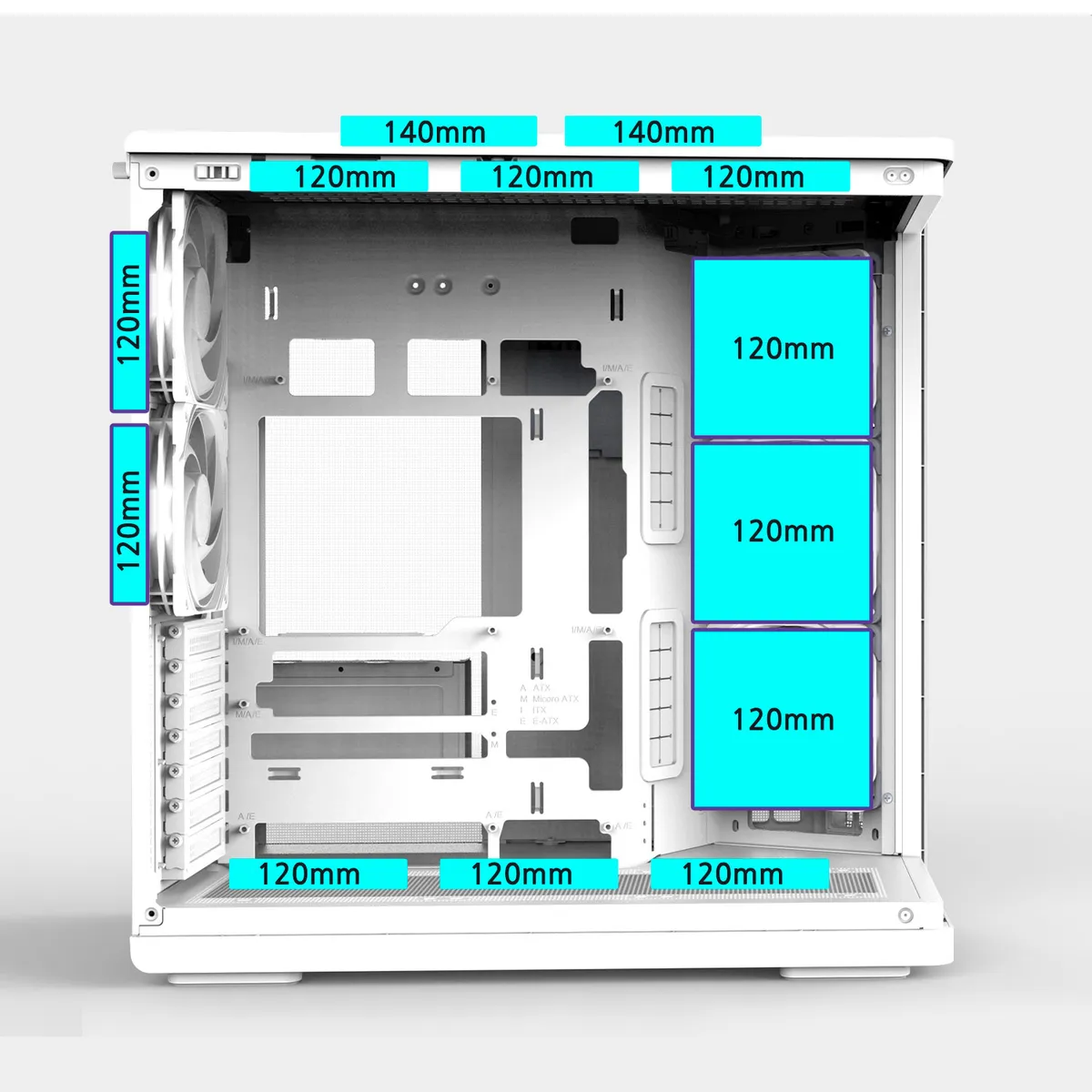 Корпус Zalman P60 White - мініатюра 10