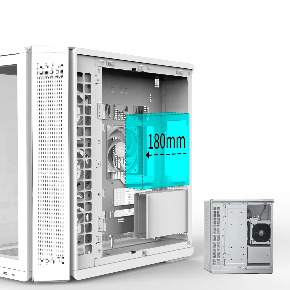 Корпус Zalman P60 White - мініатюра 13